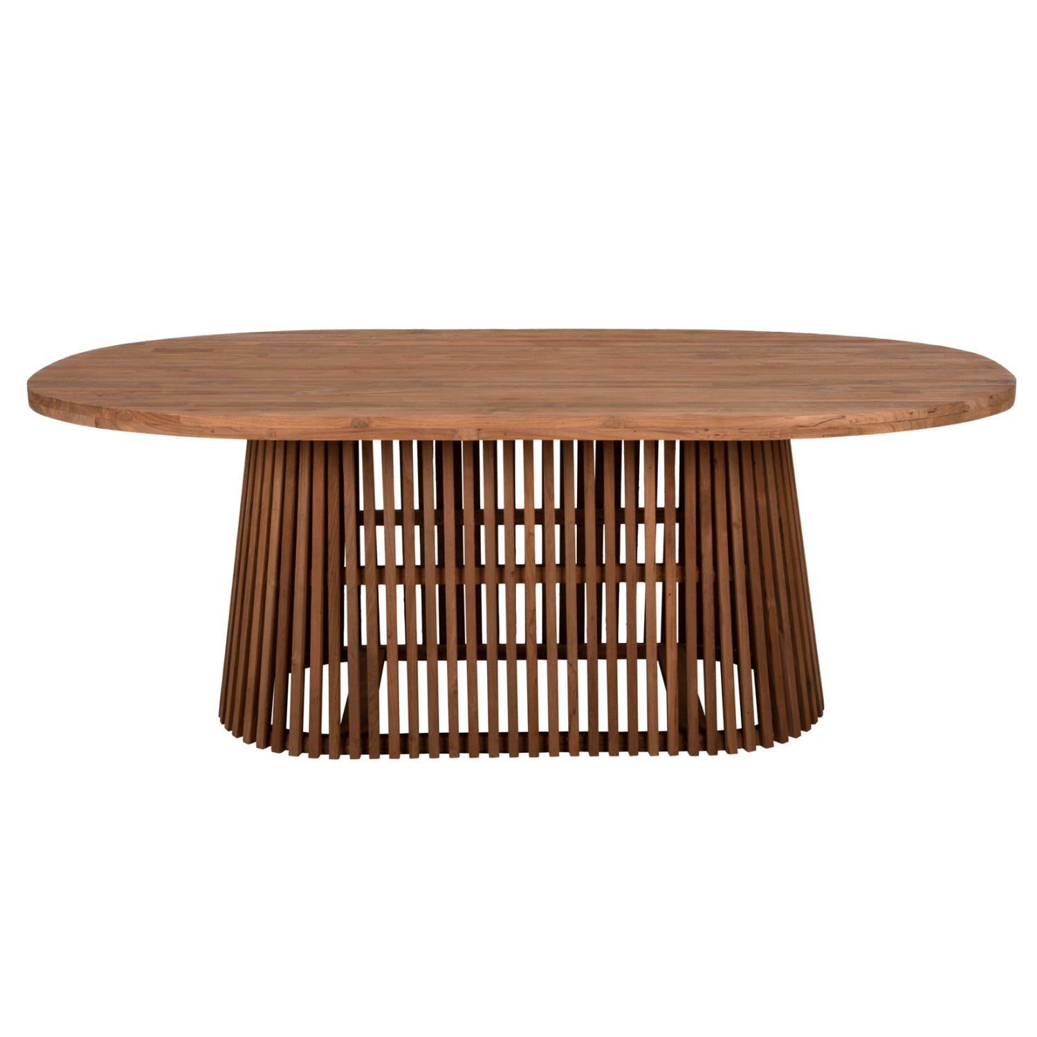 ΤΡΑΠΕΖΙ ΤΡΑΠΕΖΑΡΙΑΣ REMIK HM9835 RECYCLED ΤΕΑΚ ΣΕ ΦΥΣΙΚΟ 100x200x75,5Yεκ. TOP 4εκ. - Pakobazaar