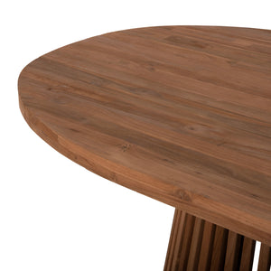 ΤΡΑΠΕΖΙ ΤΡΑΠΕΖΑΡΙΑΣ REMIK HM9835 RECYCLED ΤΕΑΚ ΣΕ ΦΥΣΙΚΟ 100x200x75,5Yεκ. TOP 4εκ. - Pakobazaar
