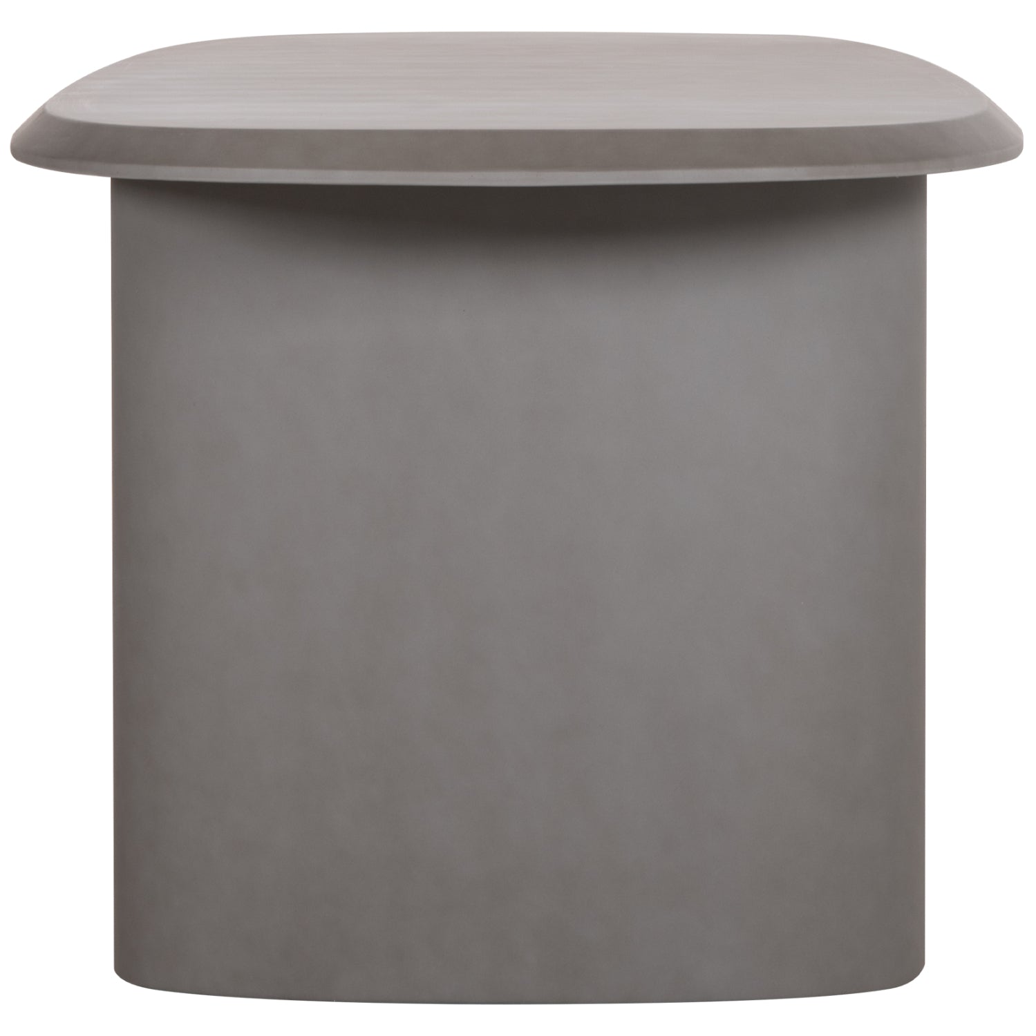 ΤΡΑΠΕΖΙ ΤΡΑΠΕΖΑΡΙΑΣ FIBER CEMENT ΟΒΑΛ GLEN HM6598.01 ΓΚΡΙ 260x95x75Υεκ - Pakobazaar