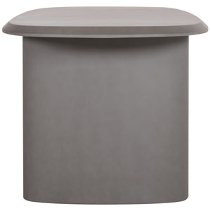 ΤΡΑΠΕΖΙ ΤΡΑΠΕΖΑΡΙΑΣ FIBER CEMENT ΟΒΑΛ GLEN HM6598.01 ΓΚΡΙ 260x95x75Υεκ - Pakobazaar