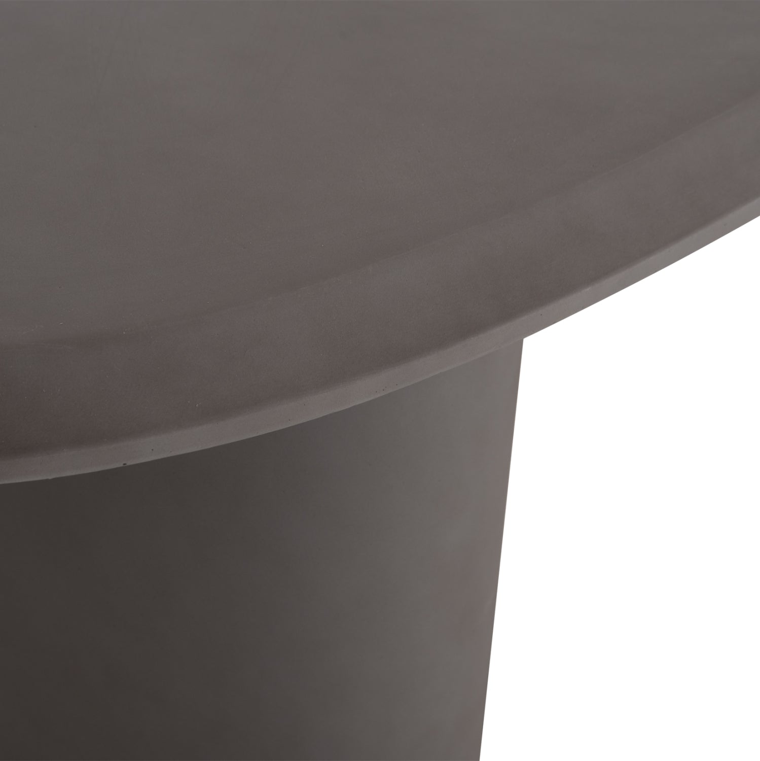 ΤΡΑΠΕΖΙ ΤΡΑΠΕΖΑΡΙΑΣ FIBER CEMENT ΟΒΑΛ GLEN HM6598.01 ΓΚΡΙ 260x95x75Υεκ - Pakobazaar