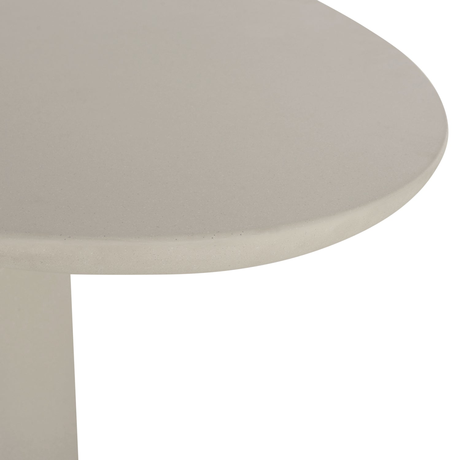 ΤΡΑΠΕΖΙ ΤΡΑΠΕΖΑΡΙΑΣ ΟΒΑΛ BRECCAN HM6577.02 ΜΠΕΖ FIBER CEMENT 240x100x75Υεκ. - Pakobazaar