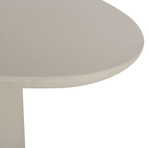 ΤΡΑΠΕΖΙ ΤΡΑΠΕΖΑΡΙΑΣ ΟΒΑΛ BRECCAN HM6577.02 ΜΠΕΖ FIBER CEMENT 240x100x75Υεκ. - Pakobazaar