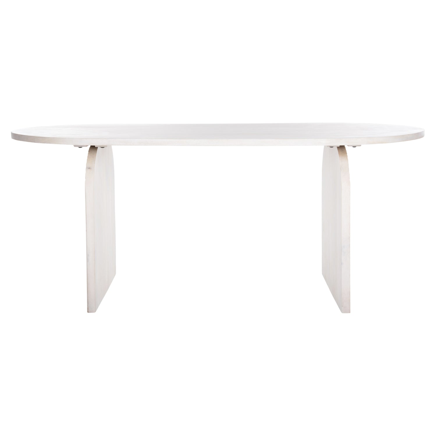 ΤΡΑΠΕΖΙ ΤΡΑΠΕΖΑΡΙΑΣ ΟΒΑΛ ΗΟΝΚΥ HM9690 ΜΑΣΙΦ ΞΥΛΟ MANGO ΣΕ ΛΕΥΚΟ 180,5x90,5x76Υεκ. - Pakobazaar