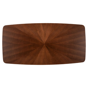 ΤΡΑΠΕΖΙ ΤΡΑΠΕΖΑΡΙΑΣ RINER ΟΡΘΟΓΩΝΙΟ HM9745 MDF ΜΕ ΚΑΠΛΑΜΑ ΚΑΡΥΔΙΑΣ 180x90x76εκ. - Pakobazaar