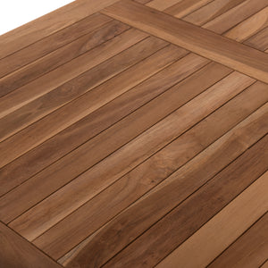 ΤΡΑΠΕΖΙ ΤΡΑΠΕΖΑΡΙΑΣ KENDALL ΠΤΥΣΣΟΜΕΝΟ HM9542 TEAK ΣΕ ΦΥΣΙΚΟ ΧΡΩΜΑ 120x80x75Yεκ. - Pakobazaar