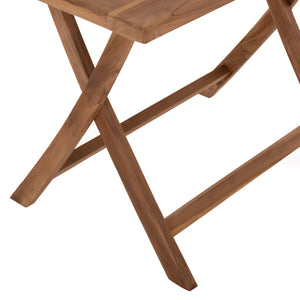 ΤΡΑΠΕΖΙ ΤΡΑΠΕΖΑΡΙΑΣ KENDALL ΠΤΥΣΣΟΜΕΝΟ HM9542 TEAK ΣΕ ΦΥΣΙΚΟ ΧΡΩΜΑ 120x80x75Yεκ. - Pakobazaar