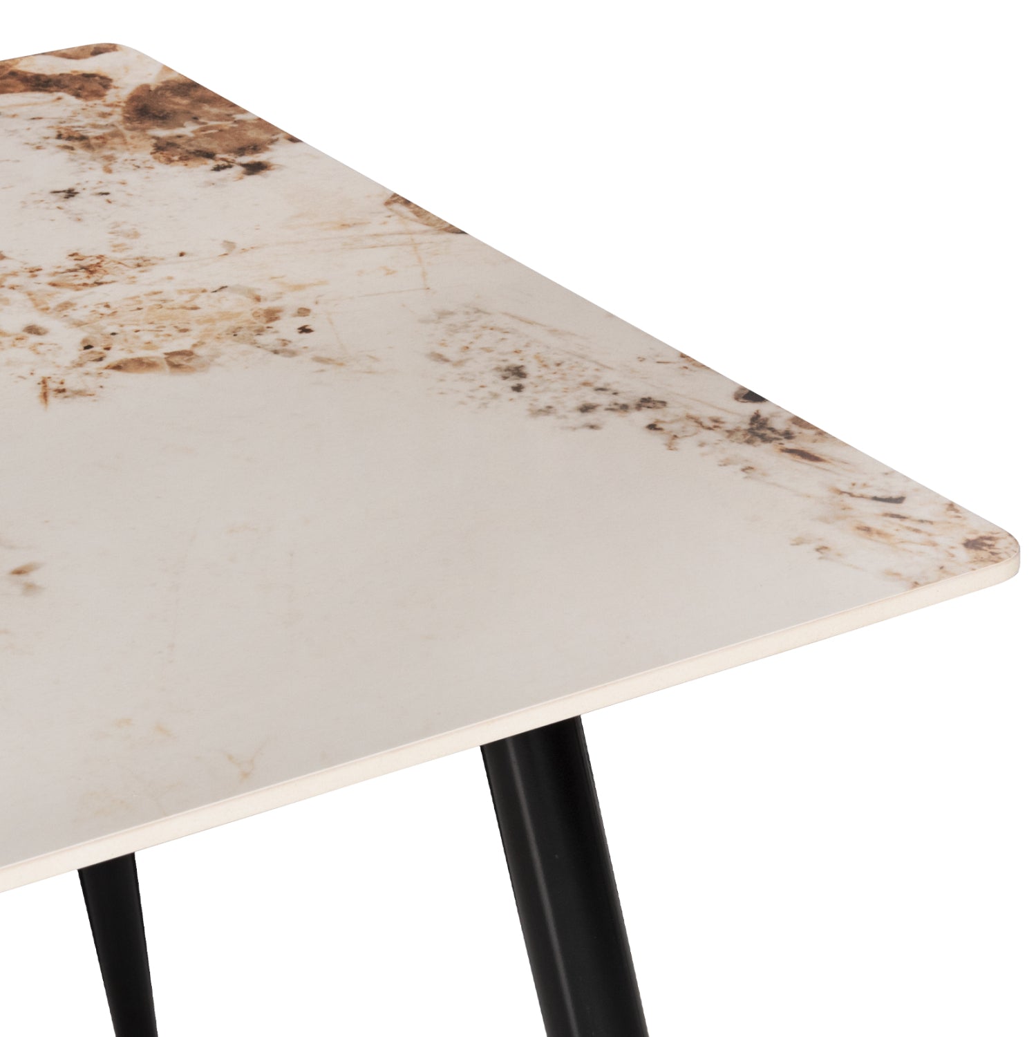 ΤΡΑΠΕΖΙ ΤΡΑΠΕΖΑΡΙΑΣ SINTERED STONE TOM HM8588.03 BROWN-WHITE MARBLE 160x90x76Y εκ. - Pakobazaar
