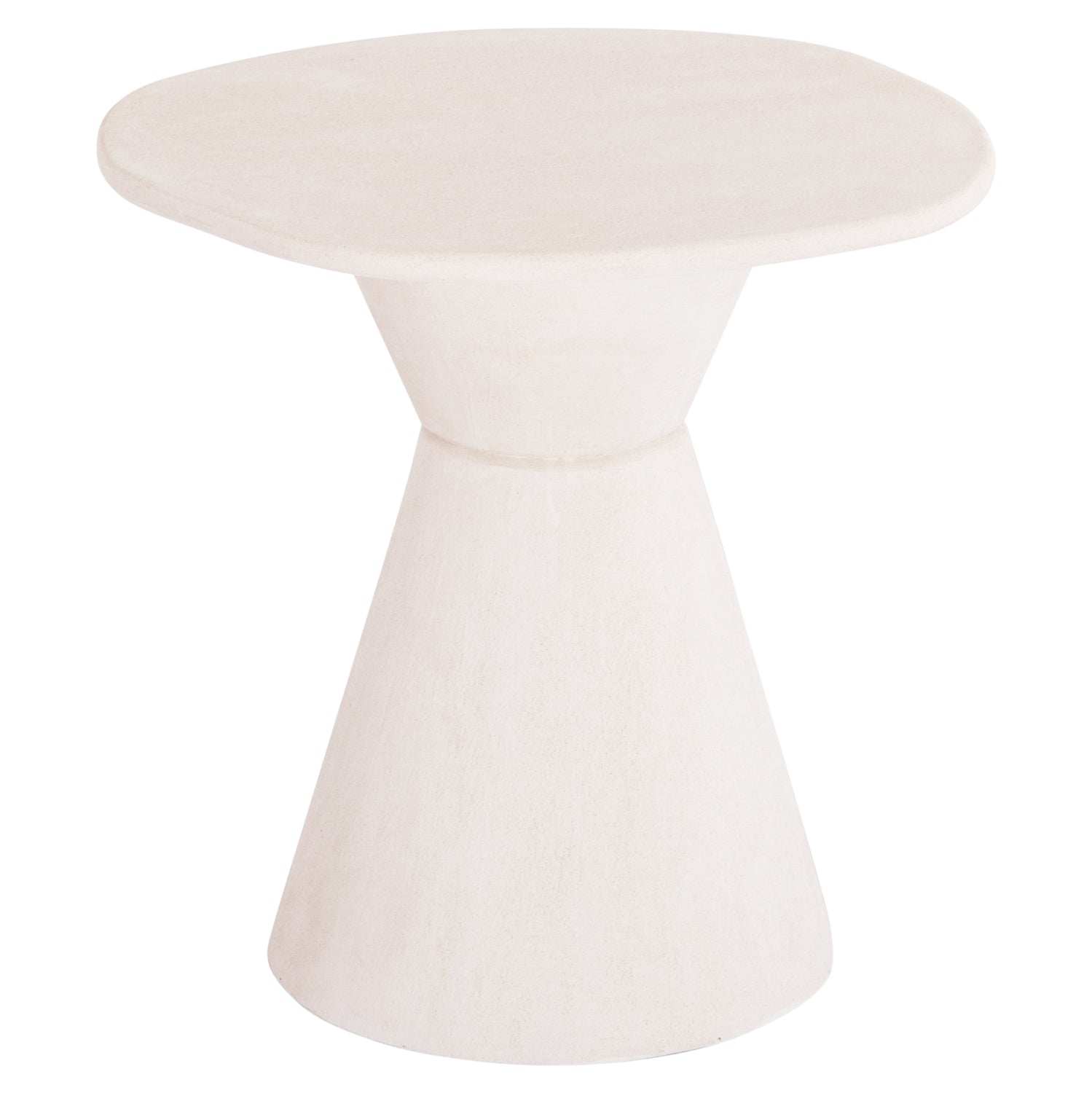 ΤΡΑΠΕΖΙ ΤΡΑΠΕΖΑΡΙΑΣ ΣΤΡΟΓΓΥΛΟ ΣΕΙΡΑ SANTORINI HM18055 MDF ΥΠΟΛΕΥΚΟ ΧΡΩΜΑ Φ77x76Υεκ. - Pakobazaar