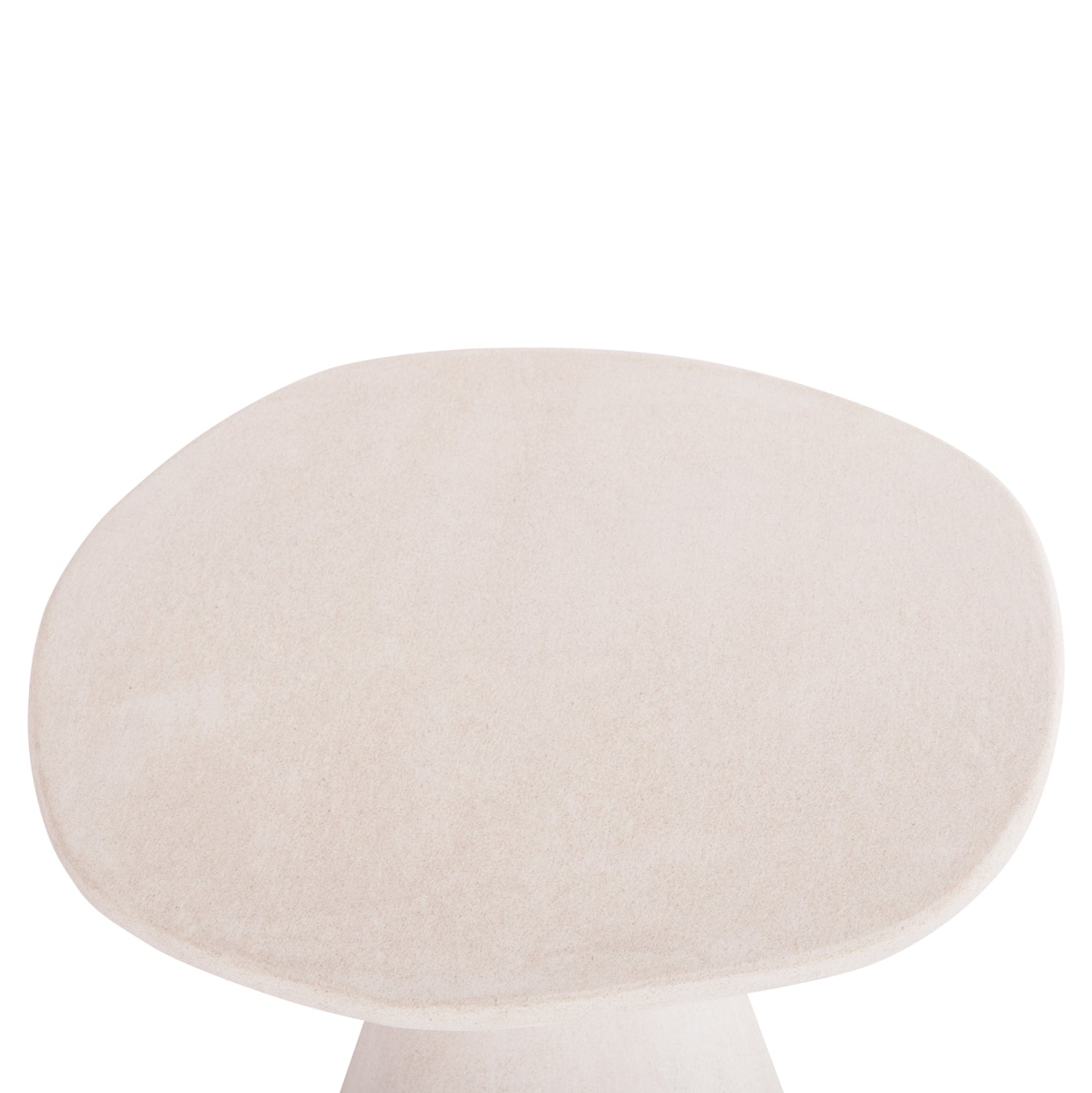 ΤΡΑΠΕΖΙ ΤΡΑΠΕΖΑΡΙΑΣ ΣΤΡΟΓΓΥΛΟ ΣΕΙΡΑ SANTORINI HM18055 MDF ΥΠΟΛΕΥΚΟ ΧΡΩΜΑ Φ77x76Υεκ. - Pakobazaar