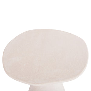 ΤΡΑΠΕΖΙ ΤΡΑΠΕΖΑΡΙΑΣ ΣΤΡΟΓΓΥΛΟ ΣΕΙΡΑ SANTORINI HM18055 MDF ΥΠΟΛΕΥΚΟ ΧΡΩΜΑ Φ77x76Υεκ. - Pakobazaar