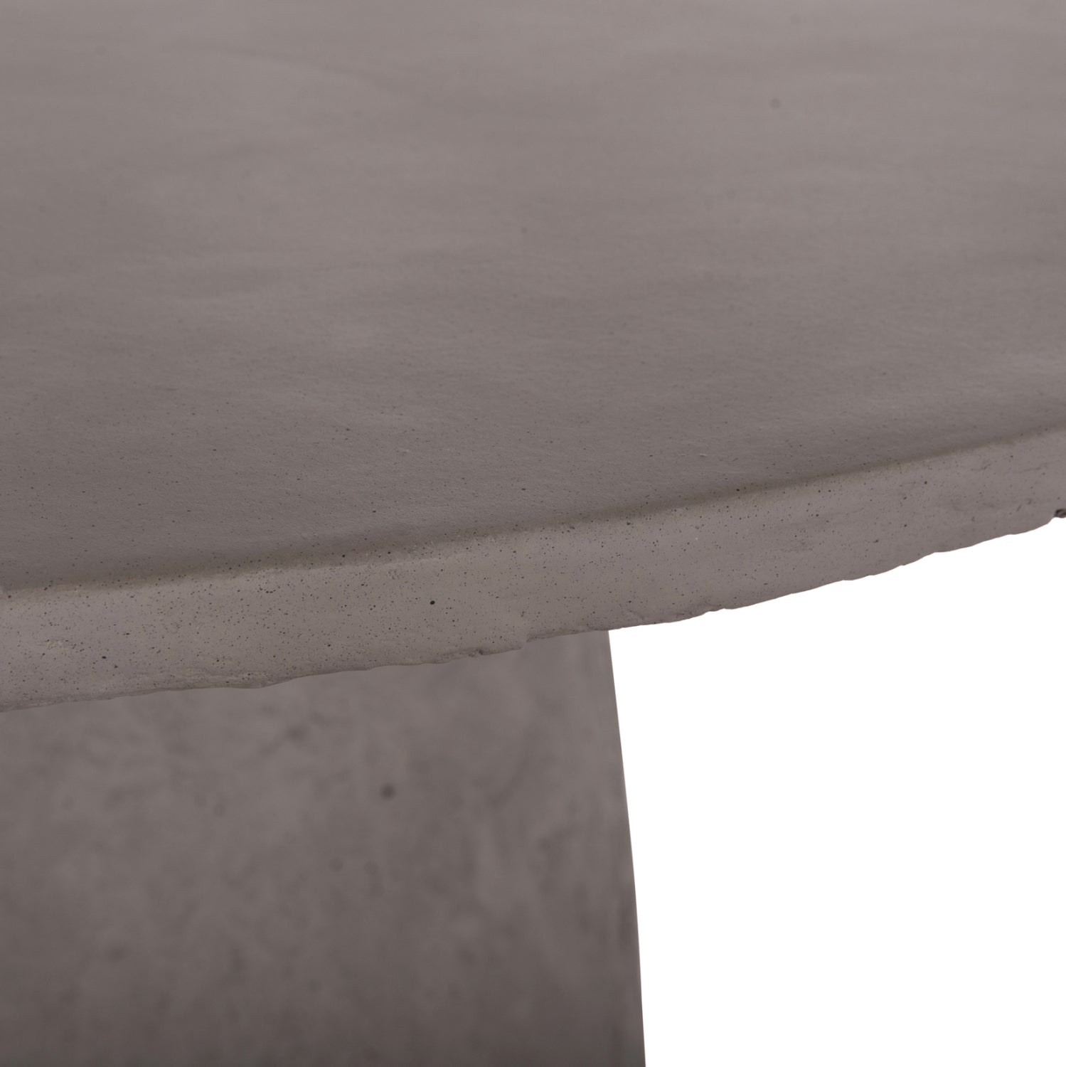 ΤΡΑΠΕΖΙ ΤΡΑΠΕΖΑΡΙΑΣ ΣΤΡΟΓΓΥΛΟ SEPPO HM18154.03 FIBER CEMENT ΣΕ ΓΚΡΙ--Φ119,5x75,5Υεκ. - Pakobazaar