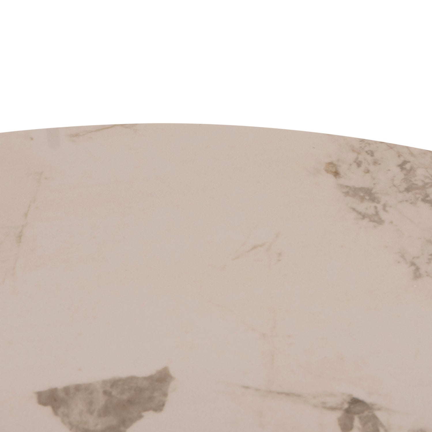 ΤΡΑΠΕΖΙ ΤΡΑΠΕΖΑΡΙΑΣ ΣΤΡΟΓΓΥΛΟ SEDAR HM18326 ΚΕΡΑΜΙΚΟ TOP--ΚΡΕΜ ΜΕΤΑΛ.ΠΟΔΙΑ Φ120x78Υ - Pakobazaar