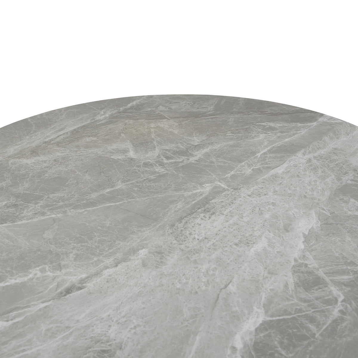 ΤΡΑΠΕΖΙ ΤΡΑΠΕΖΑΡΙΑΣ ΣΤΡΟΓΓΥΛΟ ERAGON HM18460.03 SINT. STONE ΣΕ ΓΚΡΙ ΜΑΡΜΑΡΟ Φ120x75Υεκ - Pakobazaar