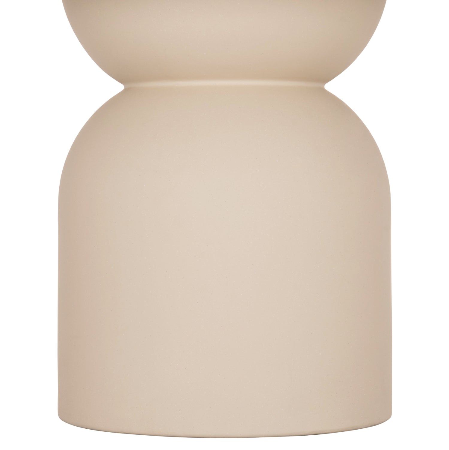 ΤΡΑΠΕΖΙ ΤΡΑΠΕΖΑΡΙΑΣ ΣΤΡΟΓΓΥΛΟ KAZVIN HM6582.02 ΜΠΕΖ FIBER CEMENT Φ130x73Υεκ - Pakobazaar