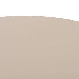 ΤΡΑΠΕΖΙ ΤΡΑΠΕΖΑΡΙΑΣ FIBER CEMENT ΣΤΡΟΓΓΥΛΟ NAYU HM6583.02 ΜΠΕΖ Φ120x73Υεκ - Pakobazaar