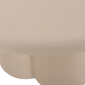 ΤΡΑΠΕΖΙ ΤΡΑΠΕΖΑΡΙΑΣ FIBER CEMENT ΣΤΡΟΓΓΥΛΟ NAYU HM6583.02 ΜΠΕΖ Φ120x73Υεκ - Pakobazaar