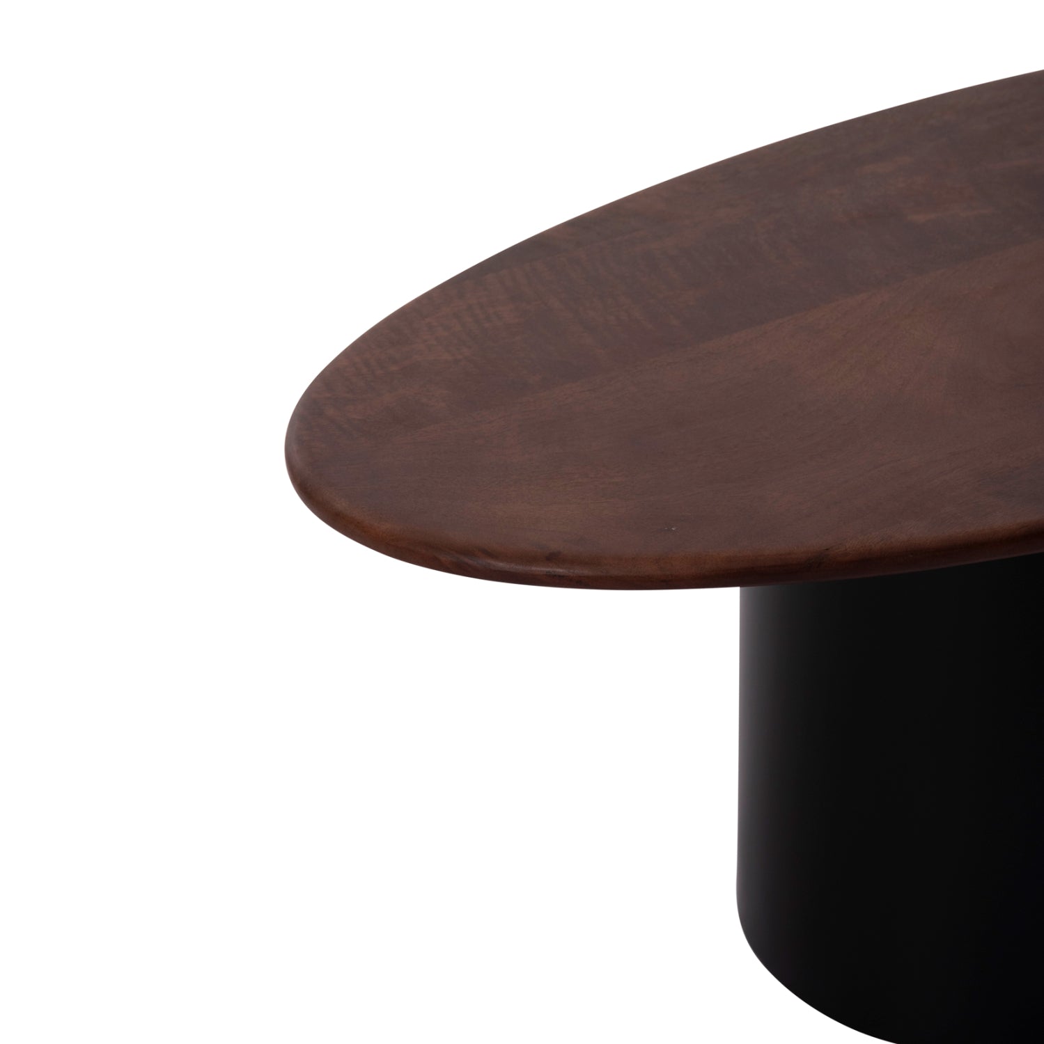 ΤΡΑΠΕΖΙA ΣΑΛΟΝΙΟΥ 3ΤΜΧ PEBBLES HM18004 MANGO TOP-ΜΕΤΑΛΛΙΚΕΣ ΜΑΥΡΕΣ ΒΑΣΕΙΣ - Pakobazaar