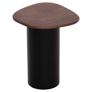 ΤΡΑΠΕΖΙA ΣΑΛΟΝΙΟΥ 3ΤΜΧ PEBBLES HM18004 MANGO TOP-ΜΕΤΑΛΛΙΚΕΣ ΜΑΥΡΕΣ ΒΑΣΕΙΣ - Pakobazaar