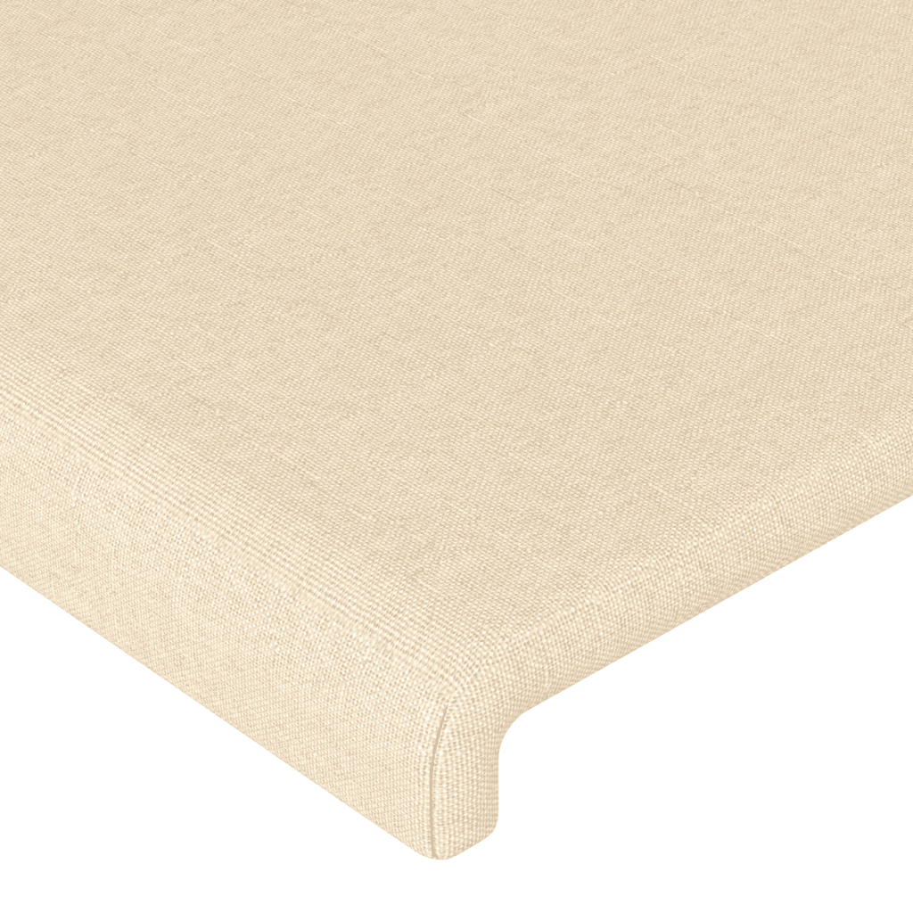 Κρεβάτι Boxspring με Στρώμα Κρεμ 120x200 εκ. Υφασμάτινο - Pakobazaar
