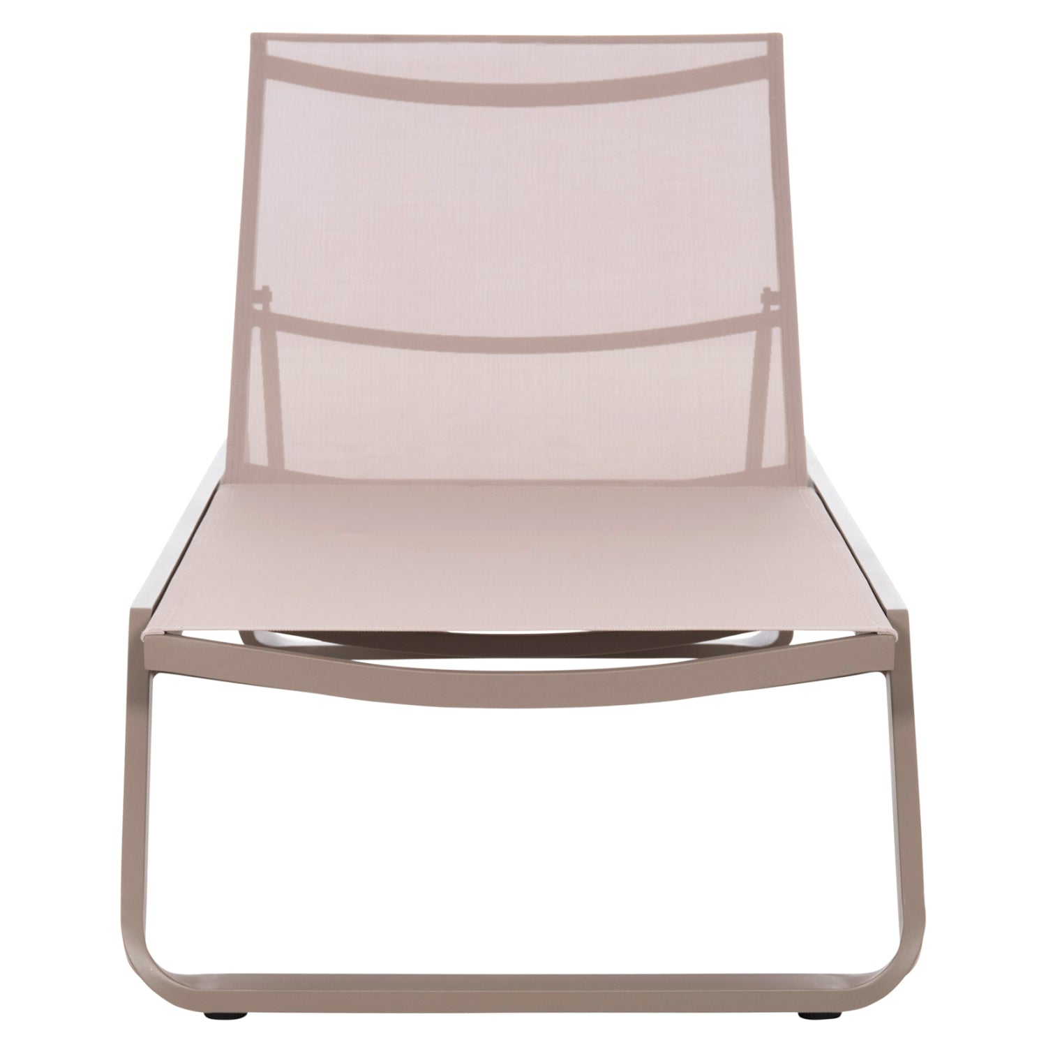 ΞΑΠΛΩΣΤΡΑ ΑΛΟΥΜΙΝΙΟΥ MARIMAR HM6562.03 ΣΚΕΛΕΤΟΣ TAUPE & TEXTILENE ΜΠΕΖ 220x67.5x31.5Υεκ - Pakobazaar