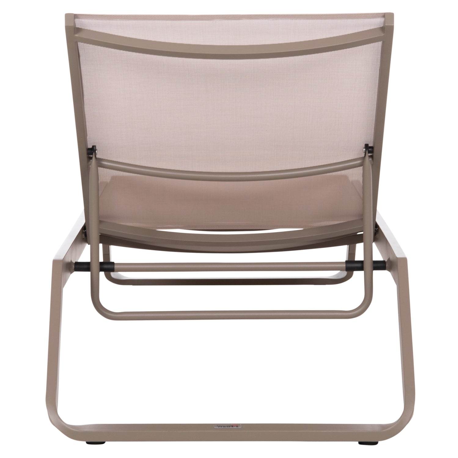 ΞΑΠΛΩΣΤΡΑ ΑΛΟΥΜΙΝΙΟΥ MARIMAR HM6562.03 ΣΚΕΛΕΤΟΣ TAUPE & TEXTILENE ΜΠΕΖ 220x67.5x31.5Υεκ - Pakobazaar
