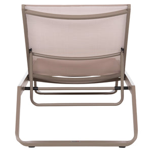 ΞΑΠΛΩΣΤΡΑ ΑΛΟΥΜΙΝΙΟΥ MARIMAR HM6562.03 ΣΚΕΛΕΤΟΣ TAUPE & TEXTILENE ΜΠΕΖ 220x67.5x31.5Υεκ - Pakobazaar