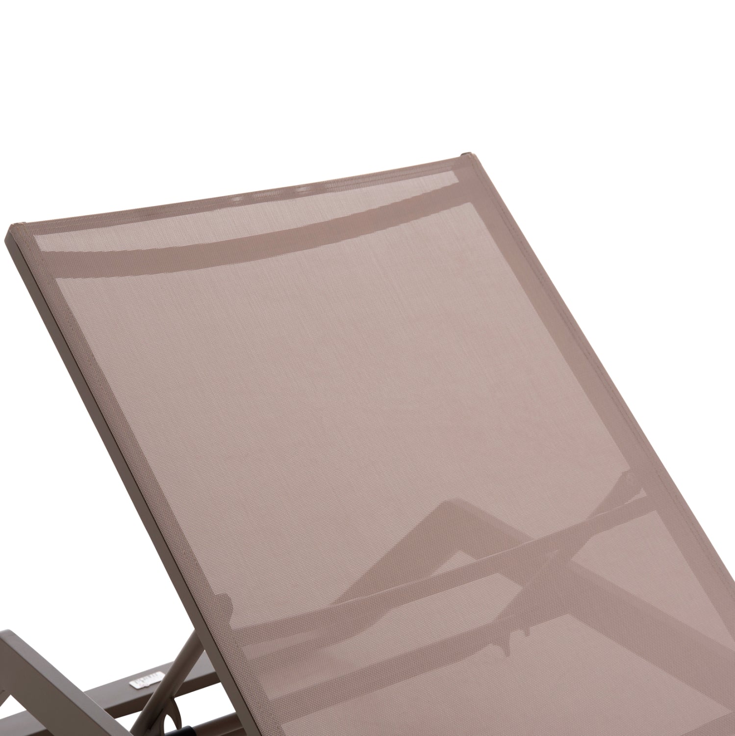 ΞΑΠΛΩΣΤΡΑ ΑΛΟΥΜΙΝΙΟΥ MARIMAR HM6562.03 ΣΚΕΛΕΤΟΣ TAUPE & TEXTILENE ΜΠΕΖ 220x67.5x31.5Υεκ - Pakobazaar