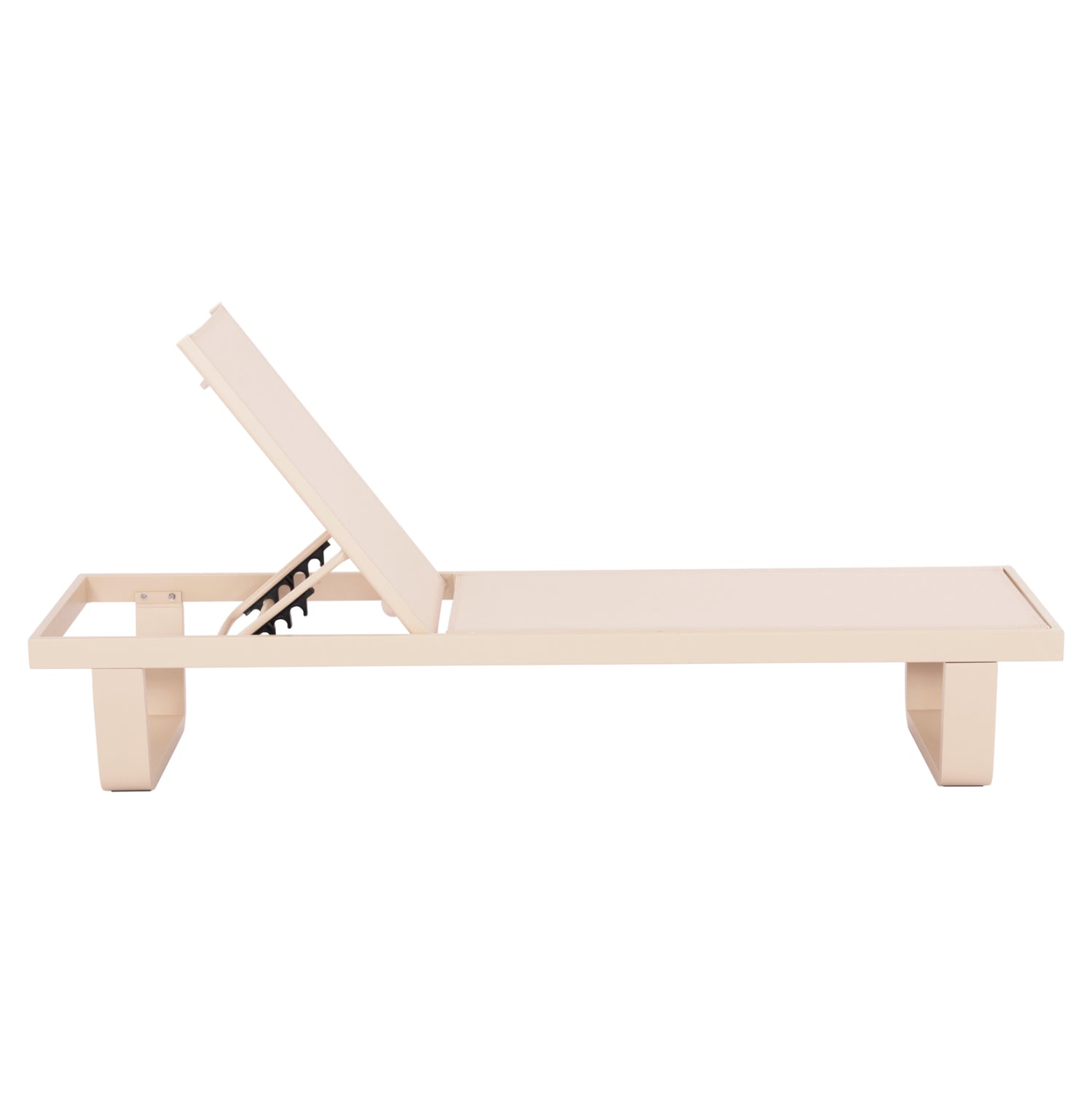 ΞΑΠΛΩΣΤΡΑ ΑΛΟΥΜΙΝΙΟΥ ΜΕ ΥΦΑΣΜΑ TESLIN RICKON HM6292.04 ΣΕ ΣΑΜΠΑΝΙ 198x61,5x97Υεκ. - Pakobazaar