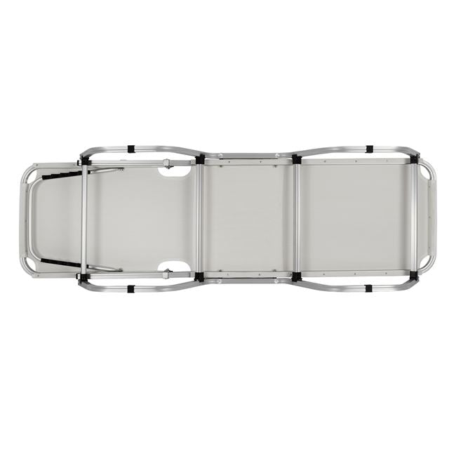 ΞΑΠΛΩΣΤΡΑ ΕΠΑΓΓΕΛΜΑΤΙΚΗ WALDO ΑΛΟΥΜΙΝΙΟΥ HM5071.03 ΛΕΥΚΗ 195x53-60x30 cm - Pakobazaar