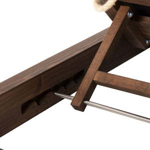 ΞΑΠΛΩΣΤΡΑ IKARIA HM10622.01 ΠΕΥΚΟ ΣΕ ΚΑΡΥΔΙ-ΜΑΥΡΟ TEXTILEΝΕ-ΜΑΞΙΛΑΡΙ 20εκ. - Pakobazaar