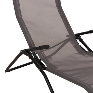 ΞΑΠΛΩΣΤΡΑ ΚΟΥΝΙΣΤΗ SWINGSAND HM6553.01 ΓΚΡΙ TEXTILENE--ΜΑΥΡΟ ΜΕΤΑΛΛΟ 143x60x94Υεκ - Pakobazaar