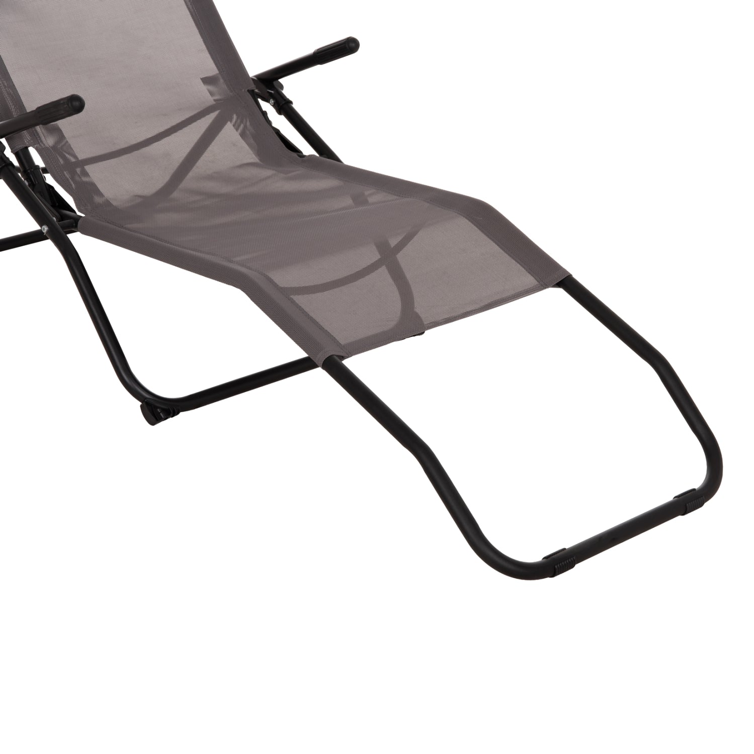 ΞΑΠΛΩΣΤΡΑ ΚΟΥΝΙΣΤΗ SWINGSAND HM6553.01 ΓΚΡΙ TEXTILENE--ΜΑΥΡΟ ΜΕΤΑΛΛΟ 143x60x94Υεκ - Pakobazaar