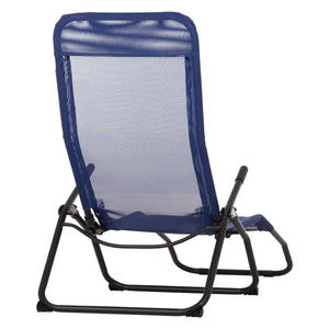 ΞΑΠΛΩΣΤΡΑ ΚΟΥΝΙΣΤΗ SWINGSAND HM6553.05 ΜΠΛΕ TEXTILENE--ΜΑΥΡΟ ΜΕΤΑΛΛΟ 143x60x94Υεκ - Pakobazaar