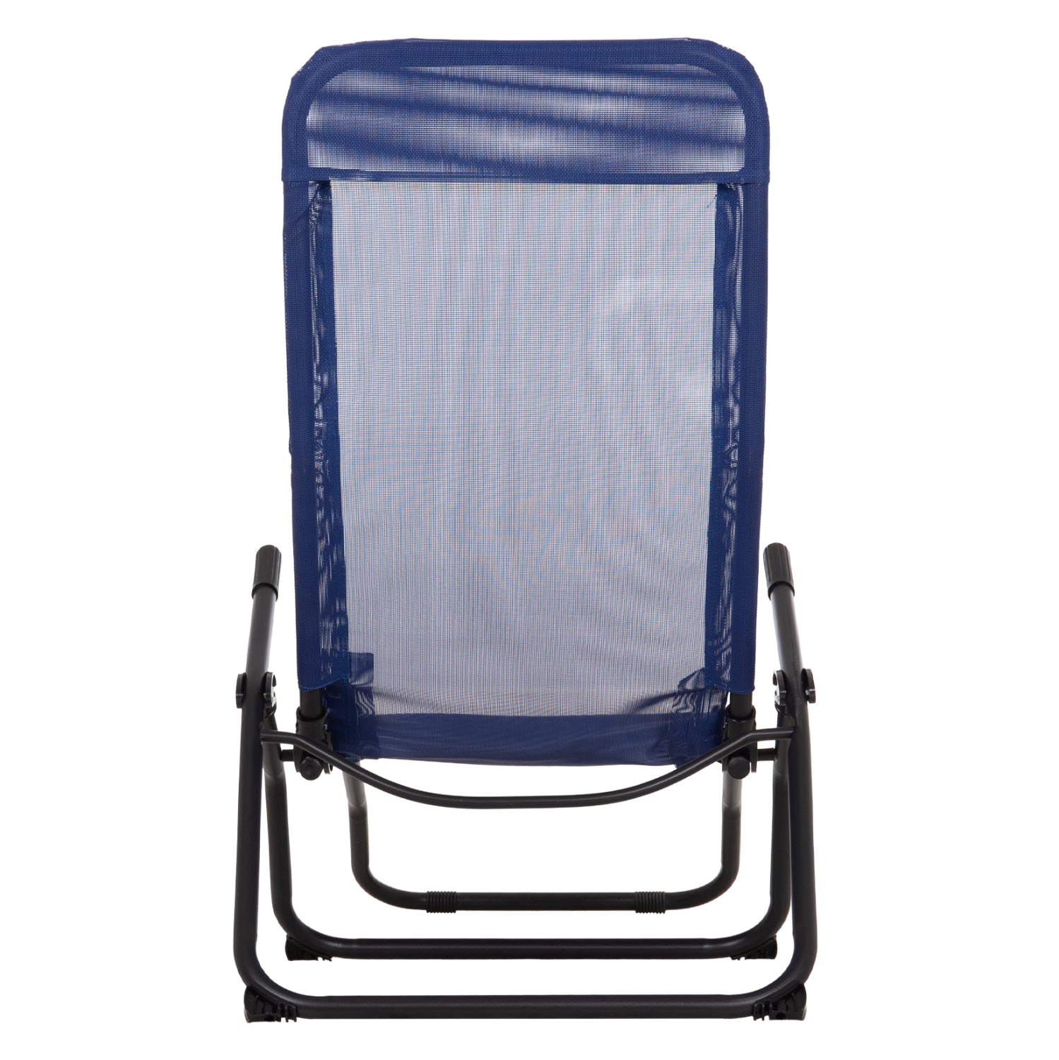 ΞΑΠΛΩΣΤΡΑ ΚΟΥΝΙΣΤΗ SWINGSAND HM6553.05 ΜΠΛΕ TEXTILENE--ΜΑΥΡΟ ΜΕΤΑΛΛΟ 143x60x94Υεκ - Pakobazaar