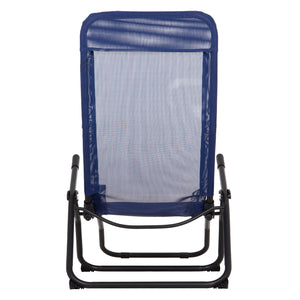 ΞΑΠΛΩΣΤΡΑ ΚΟΥΝΙΣΤΗ SWINGSAND HM6553.05 ΜΠΛΕ TEXTILENE--ΜΑΥΡΟ ΜΕΤΑΛΛΟ 143x60x94Υεκ - Pakobazaar