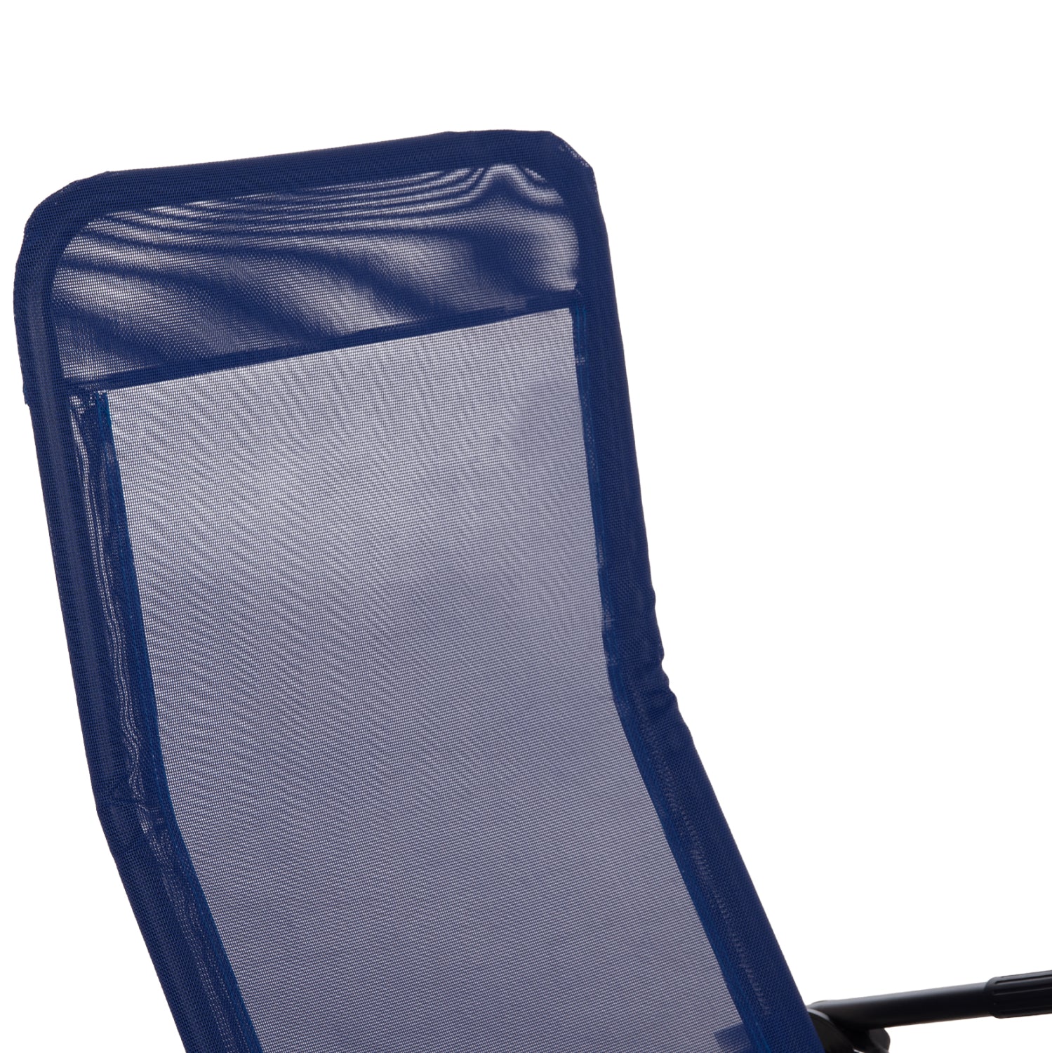 ΞΑΠΛΩΣΤΡΑ ΚΟΥΝΙΣΤΗ SWINGSAND HM6553.05 ΜΠΛΕ TEXTILENE--ΜΑΥΡΟ ΜΕΤΑΛΛΟ 143x60x94Υεκ - Pakobazaar