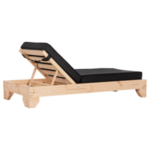 ΞΑΠΛΩΣΤΡΑ ΜΕ ΜΑΞΙΛΑΡΙ ΚΟΡΙΝΟΣ HM10748.10 ΞΥΛΟ ΠΕΥΚΟΥ--TEXTILENE ΜΑΥΡΟ 79x204x80Υεκ - Pakobazaar