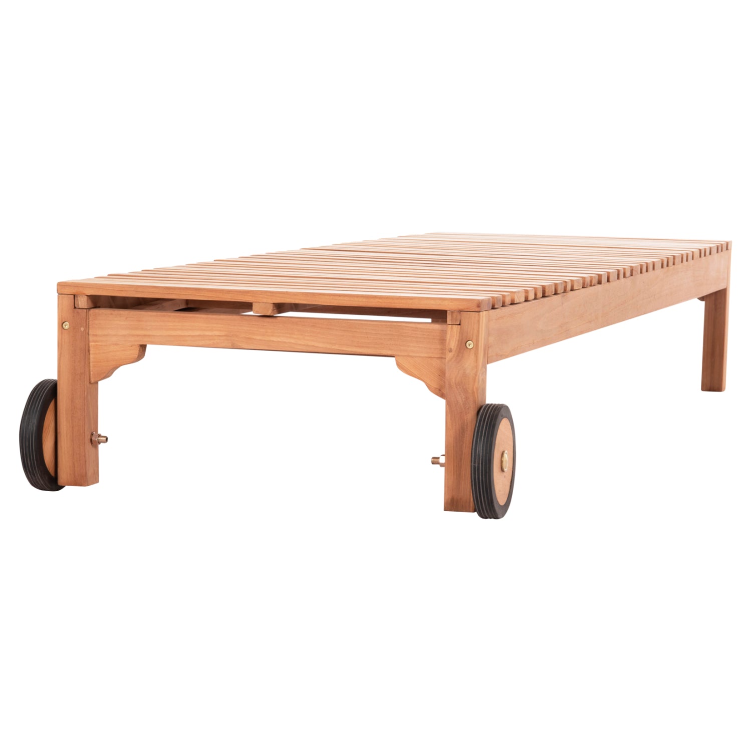 ΞΑΠΛΩΣΤΡΑ ΜΕ ΡΟΔΕΣ STELLANO HM6159 ΞΥΛΟ ΤΕΑΚ ΣΕ ΦΥΣΙΚΟ ΧΡΩΜΑ 200x65x31Υεκ. - Pakobazaar