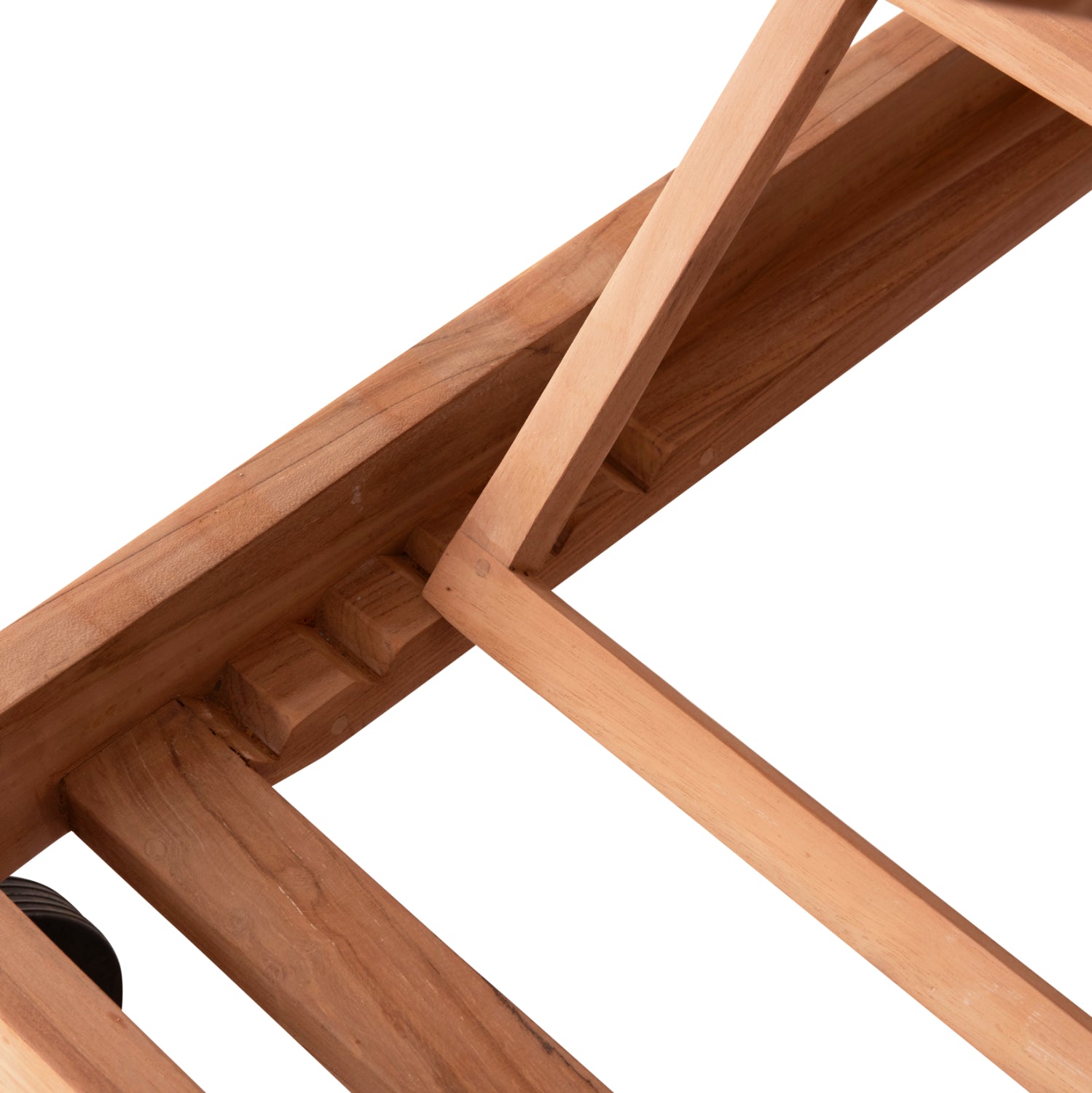 ΞΑΠΛΩΣΤΡΑ ΜΕ ΡΟΔΕΣ STELLANO HM6159 ΞΥΛΟ ΤΕΑΚ ΣΕ ΦΥΣΙΚΟ ΧΡΩΜΑ 200x65x31Υεκ. - Pakobazaar