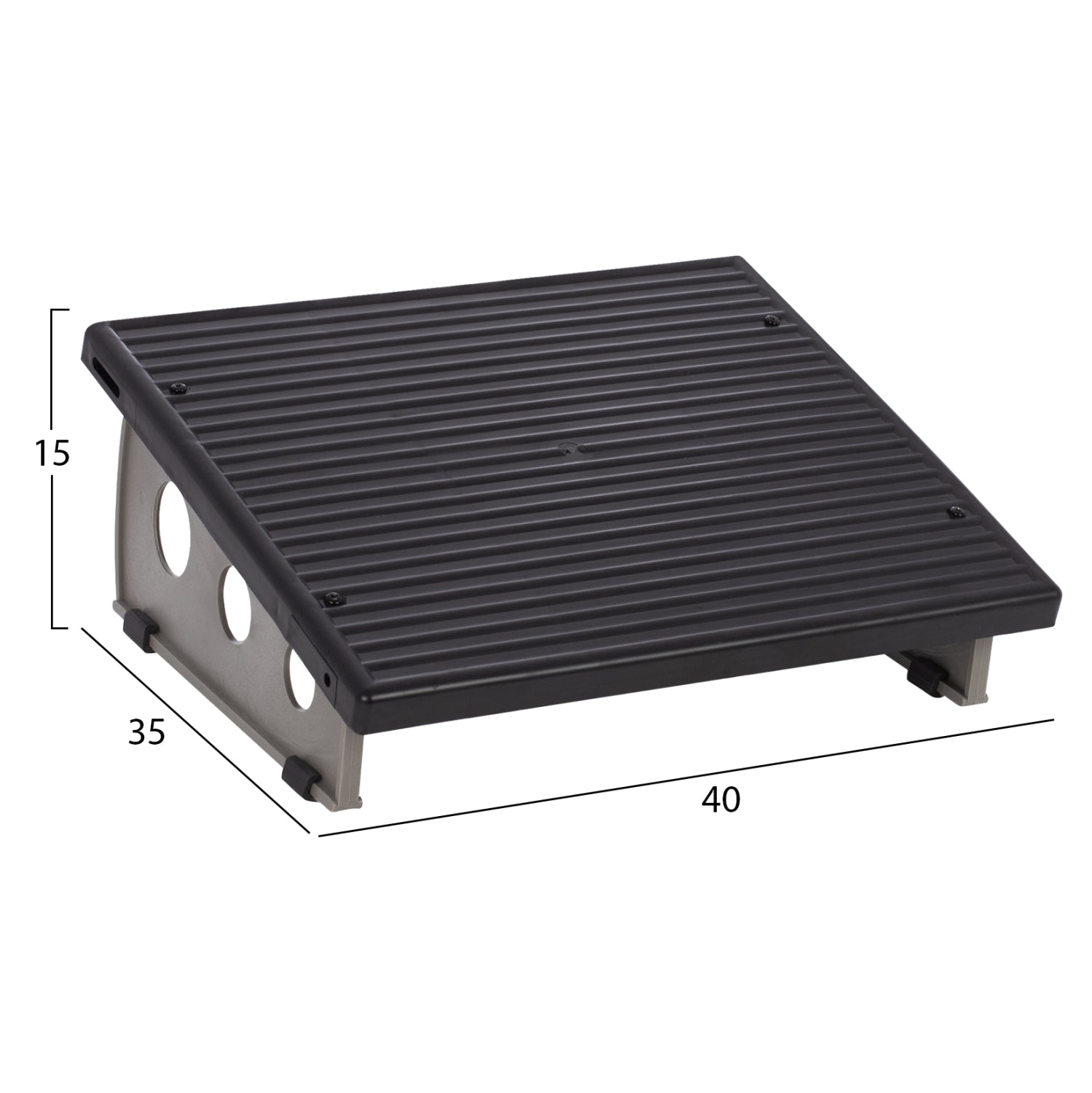 ΥΠΟΠΟΔΙΟ ΓΡΑΦΕΙΟΥ ΠΛΑΣΤΙΚΟ ΣΤΑΘΕΡΟ HM1138 - Pakobazaar