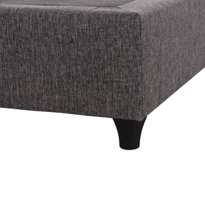 ΥΠΟΣΤΡΩΜΑ/ΚΡΕΒΑΤΙ ΥΠΕΡΔΙΠΛΟ SIGGY HM21217 ΓΚΡΙ ΥΦΑΣΜΑ--ΓΙΑ 160x200εκ. - Pakobazaar
