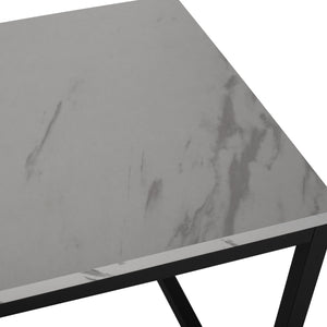 ΖΙΓΚΟΝ GRELAY 2 ΤΕΜ MDF ΟΨΗ ΜΑΡΜΑΡΟΥ & ΜΕΤΑΛΛΟ HM8762.12 45Χ45Χ50εκ. & 37Χ37Χ43 εκ. - Pakobazaar