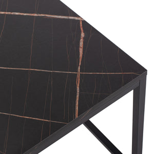 ΖΙΓΚΟΝ GRELAY 2 ΤΕΜ MDF ΟΨΗ ΜΑΡΜΑΡΟΥ & ΜΕΤΑΛΛΟ HM8762.13 45Χ45Χ50εκ. & 37Χ37Χ43 εκ. - Pakobazaar