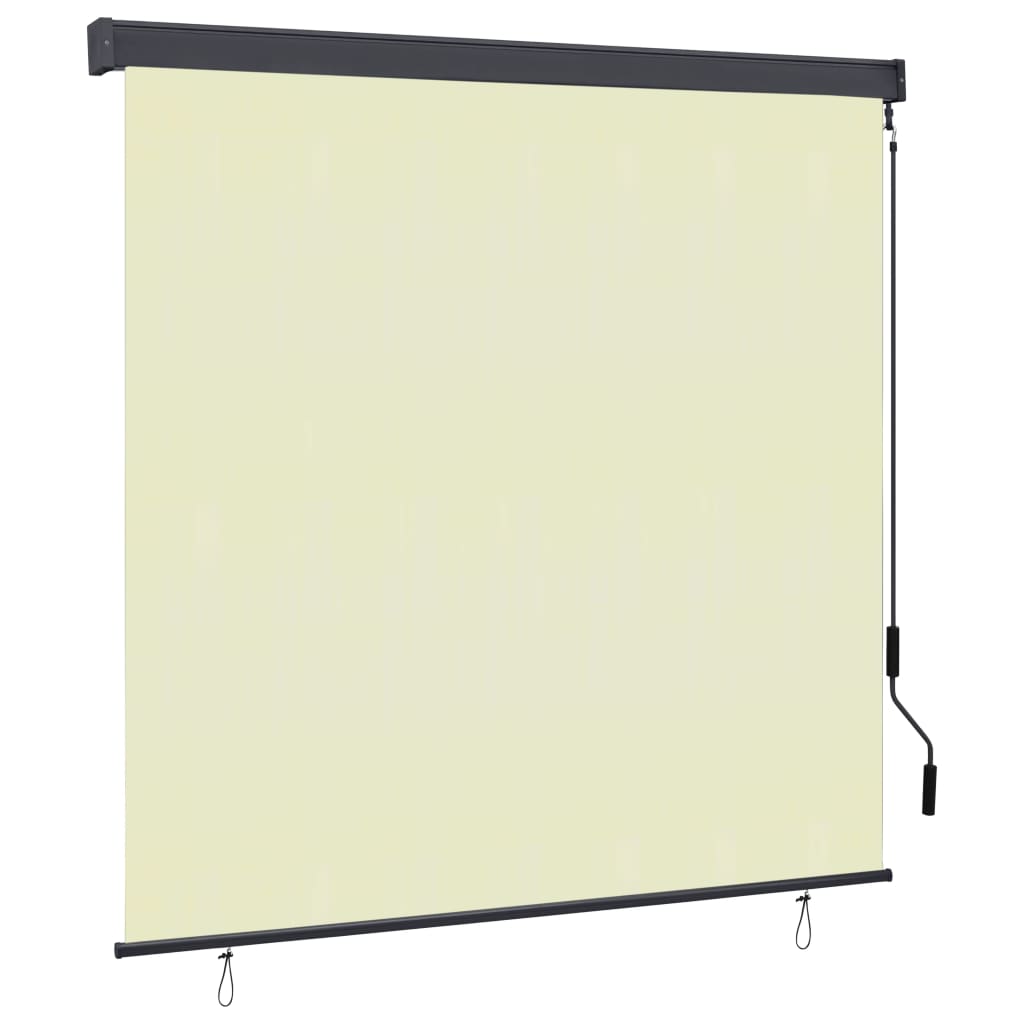 Outdoor Roller Blind 170x250 cm Cream