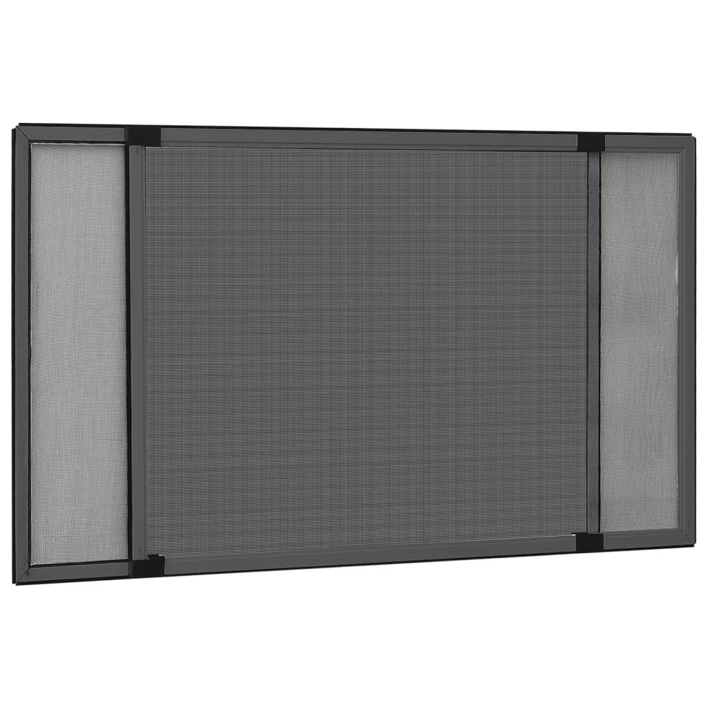Extendable Insect Screen for Windows Anthracite (100-193)x75 cm