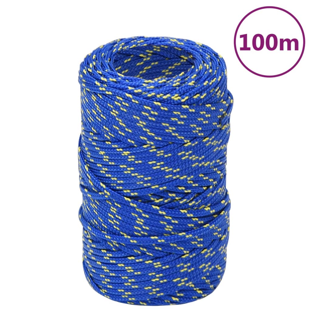 Boat Rope Blue 2 mm 100 m Polypropylene