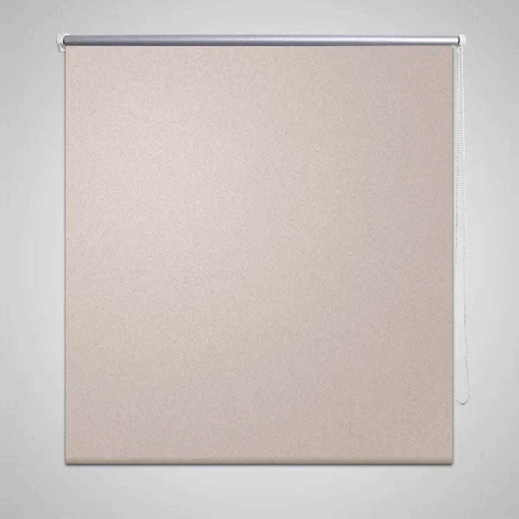 Roller Blind Blackout 120 x 175 cm Beige