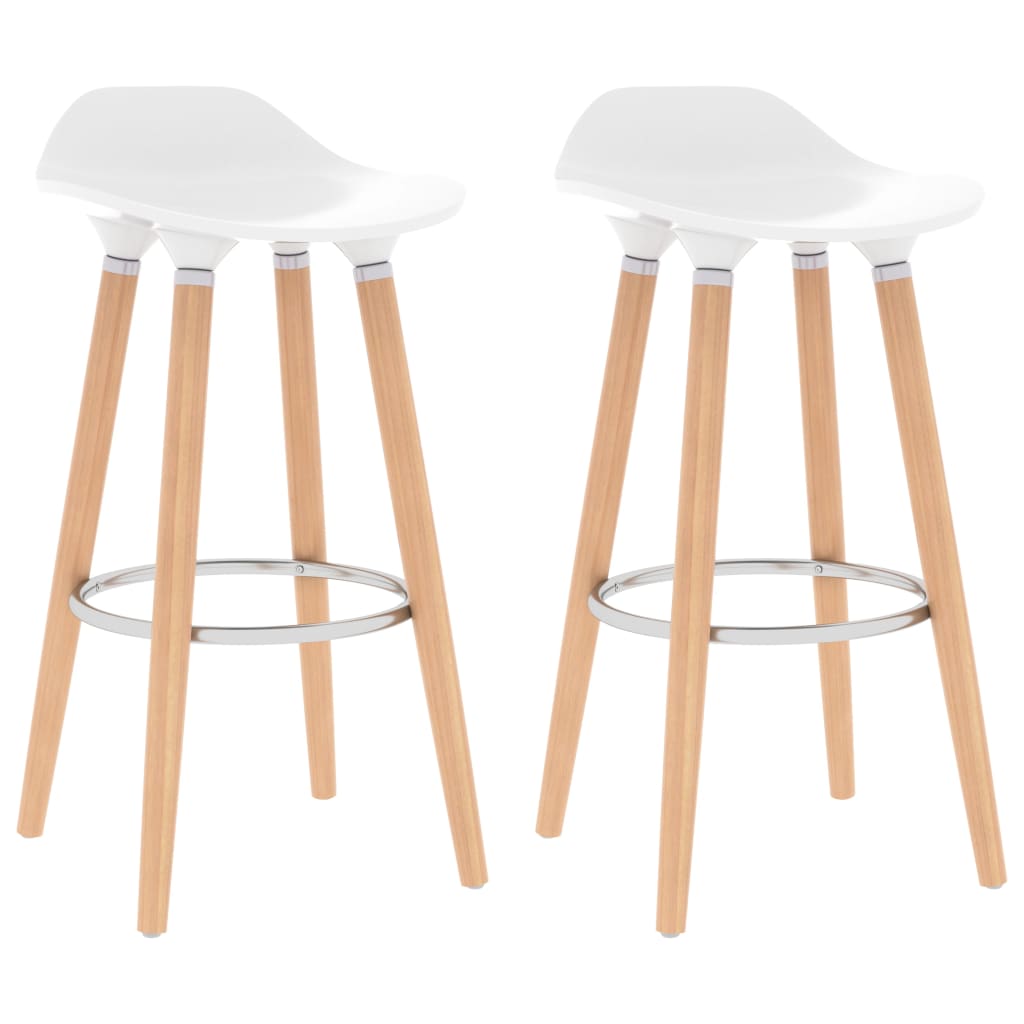 Bar Chairs 2 pcs White