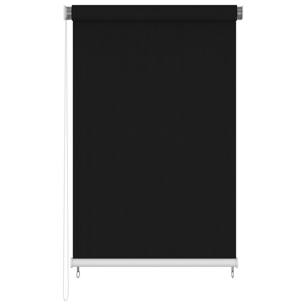 Outdoor Roller Blind 140x230 cm Black